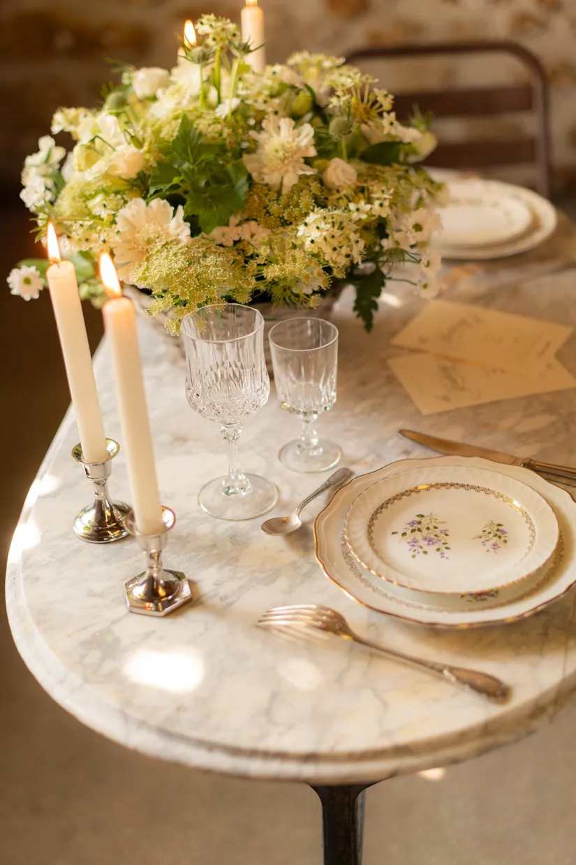 Wedding Vaiselle Vintage