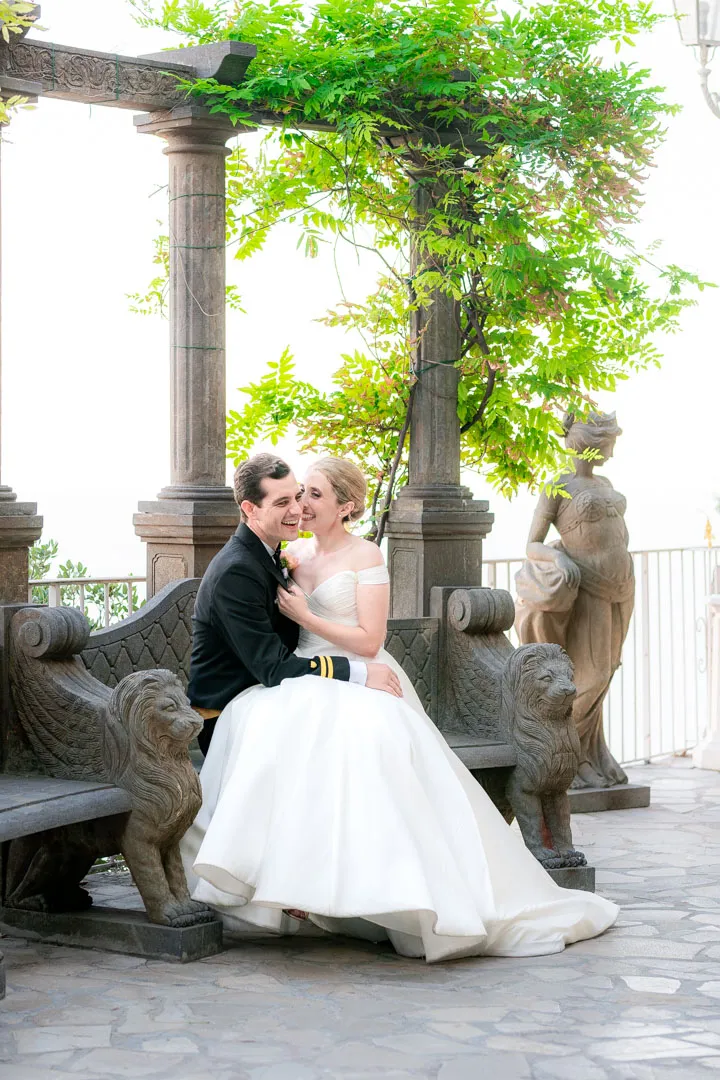wedding photos at Château de la Chèvre d'Or in Eze Village
