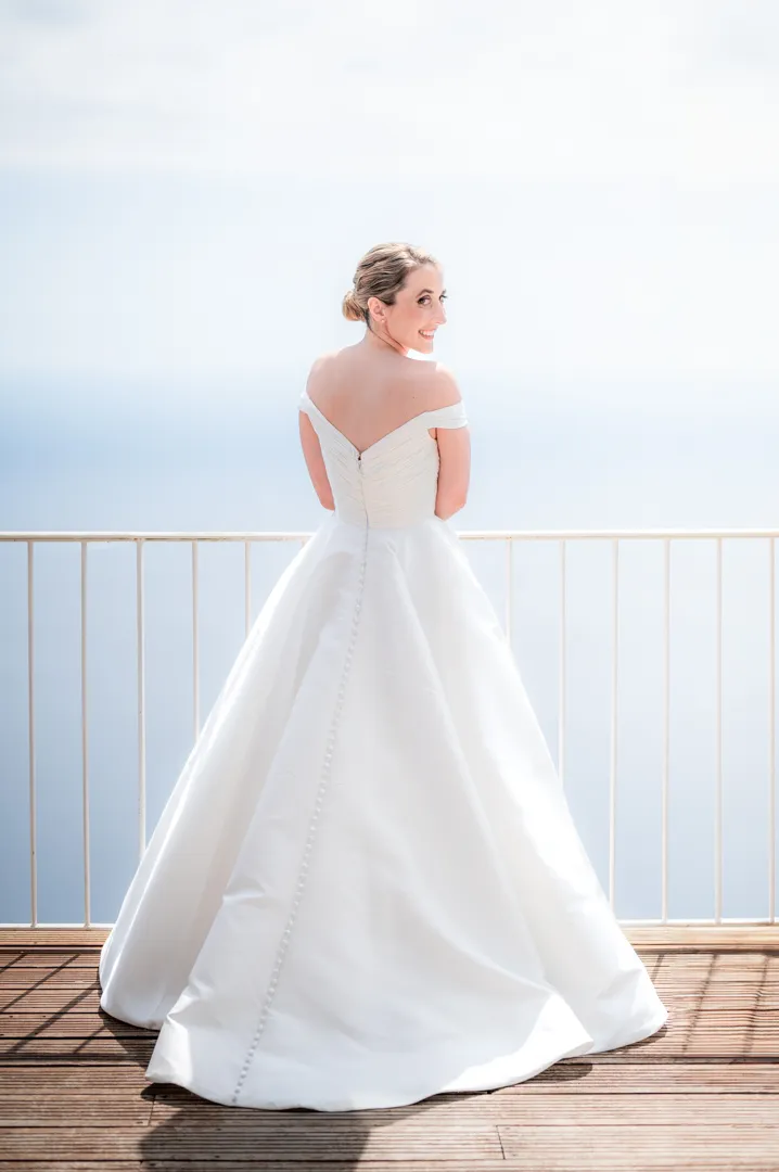 wedding photos at Château de la Chèvre d'Or in Eze Village