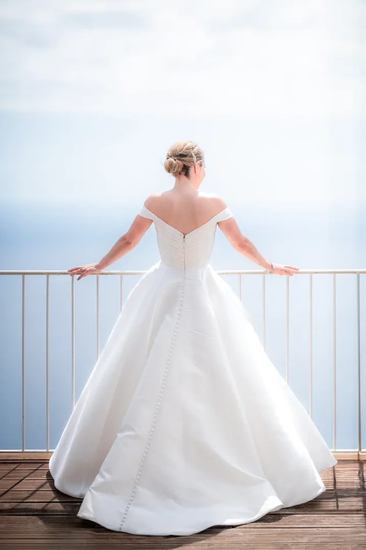 wedding photos at Château de la Chèvre d'Or in Eze Village